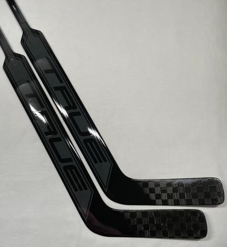 NEW True HZRDUS 7X4 Goalie Sticks, 25”, Regular Hand, Black Out - 2 Pack