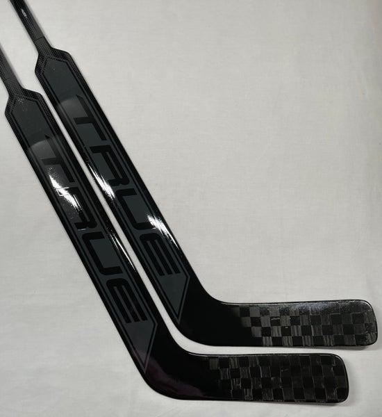 NEW True HZRDUS 7X4 Goalie Sticks, 25”, Regular Hand, Black Out - 2 Pack