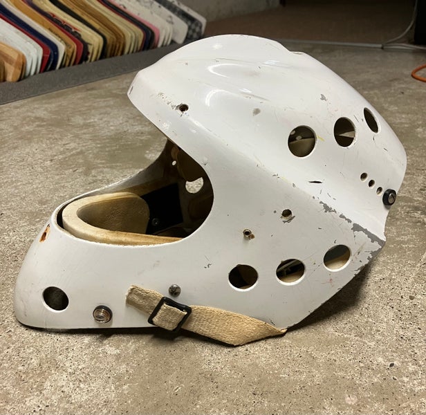 Promasque Hinged Goalie Mask Vintage Sr Rare -No Cage