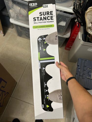 New golf ball position left Sure Stand