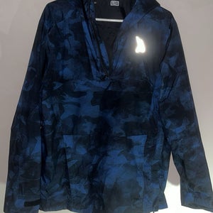 Gillz Large Men’s Navy Camo Fishing Quarter Zip Hoodie