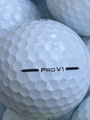 36 2025 Titleist Pro V1 AAAAA/MINT USED GOLF BALLS