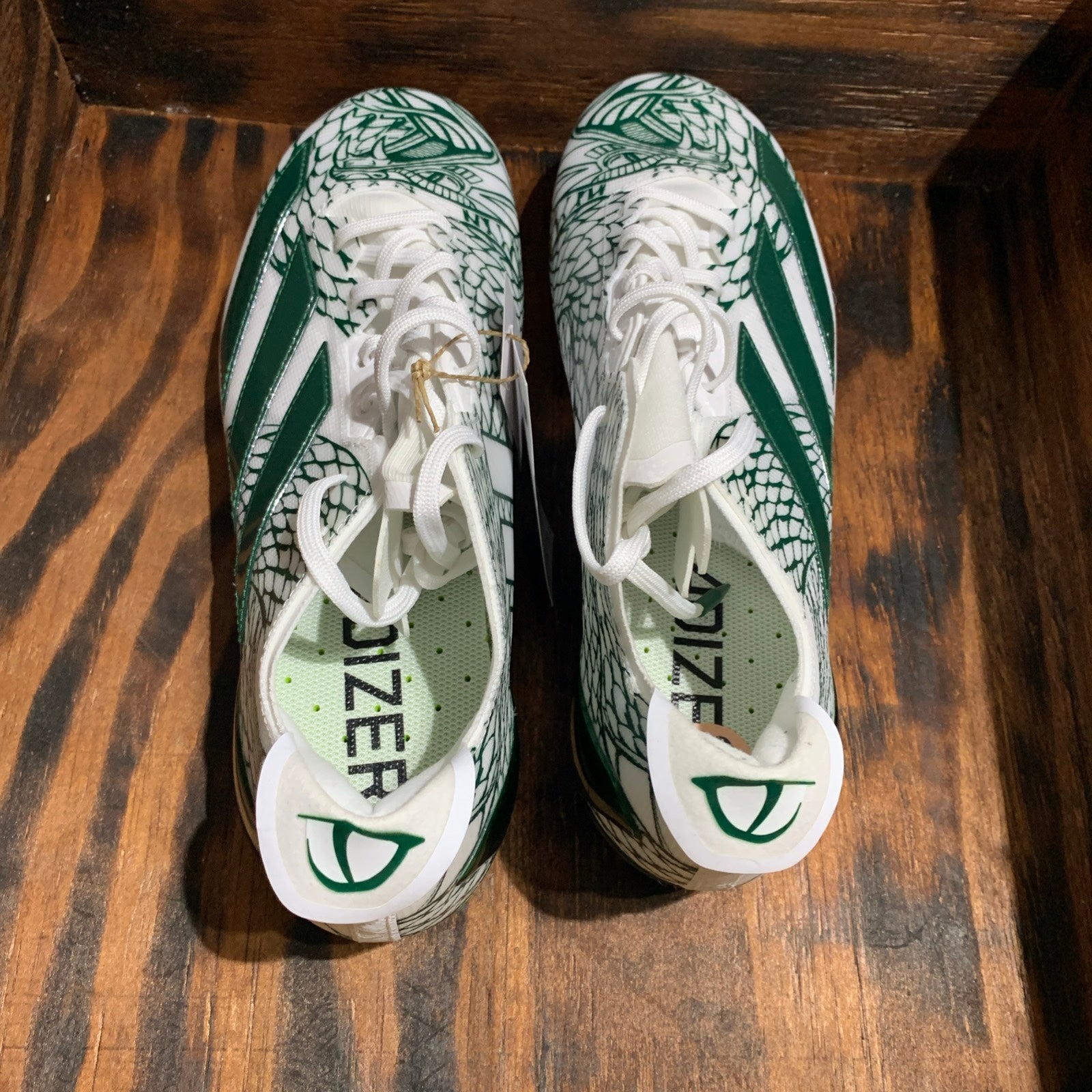 Adidas Adizero Electric II Football Shoes Cleats Green White 