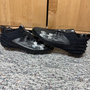Under Armour Men Blur Smoke 2.0 Cleat, “Black” (Size 10.5)