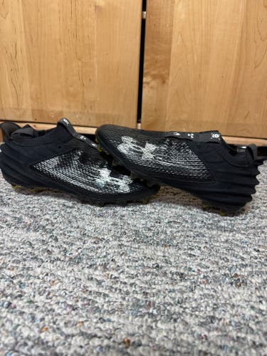 Under Armour Men Blur Smoke 2.0 Cleat, “Black” (Size 10.5)