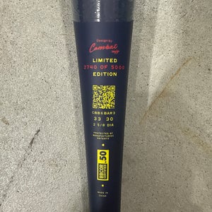 Combat MFG Spec A1 Alloy BBCOR Certified Bat (-3) 30 oz 33" (New)