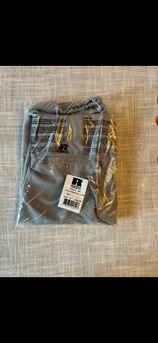 Gray Men's Youth Large Russell Athletic Game Pants (New)