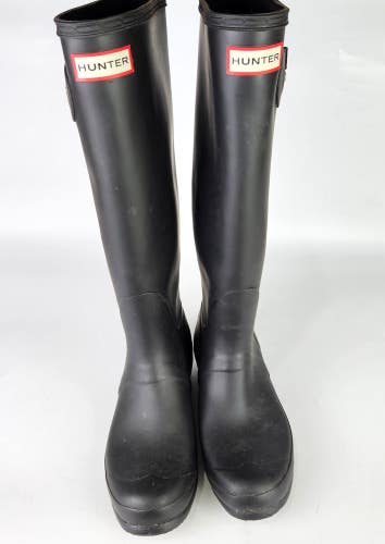 Hunter Original Tall Women's Waterproof Rain Boots Size: 9 Black Matte