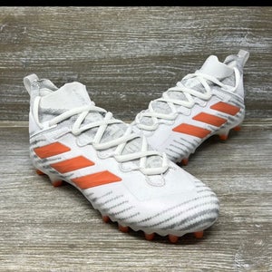 White Men's Adult Size 13.0 (W 14.0) Adidas Cleats (New)