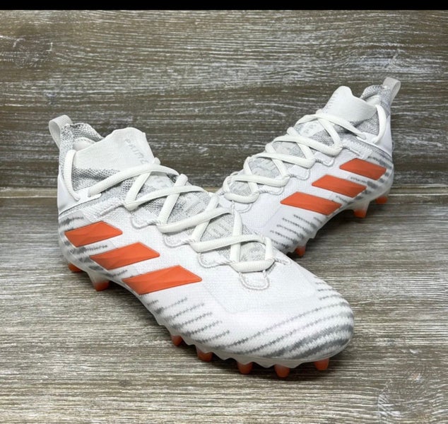 White Men's Adult Size 13.0 (W 14.0) Adidas Cleats (New)