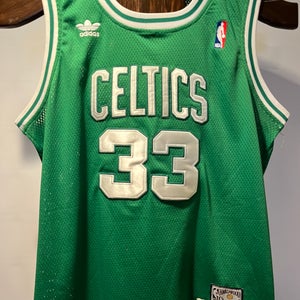1985–86 Boston Celtics Larry Bird #33 Hardwood Classic Adidas Green Jersey – Size XXL, NWT