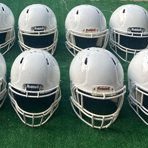 Bundle 8 Helmets Riddell Speed Football Adult 6M, 2Large