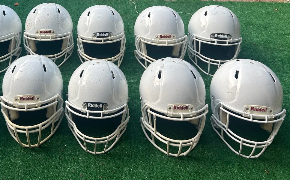 Bundle 8 Helmets Riddell Speed Football Adult 6M, 2Large