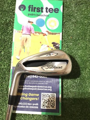 Titleist Left Handed AP 1 718 9 Iron Regular R300 AMT Red Steel Shaft (36) LH