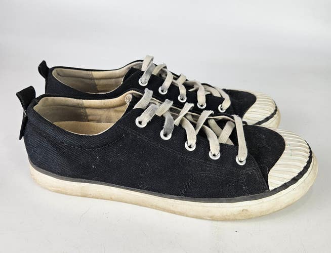 Keen Elsa Sneakers Black Canvas Shoe Womens Size 10
