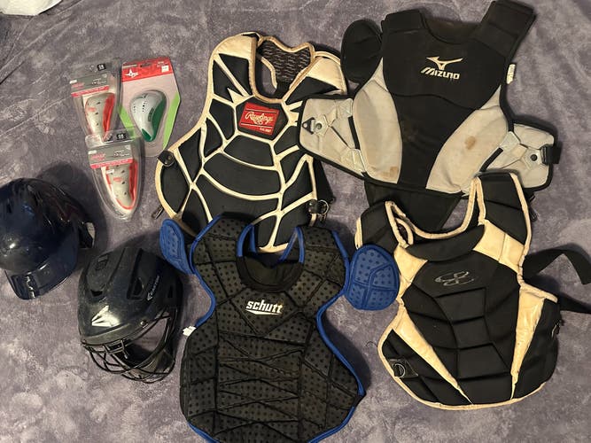 Catchers Gear Lot: Boombah, Rawlings, Marucci