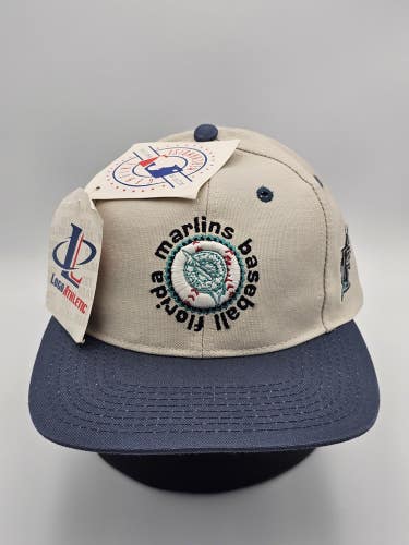 NEW Vintage 1990s Florida Marlins MLB Logo Athletic Sports Hat Cap Vtg Snapback