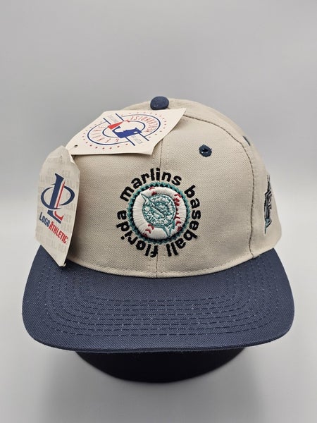 NEW Vintage 1990s Florida Marlins MLB Logo Athletic Sports Hat Cap Vtg Snapback