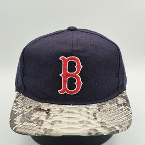 Vintage Rare Boston Red Sox Starter 100% Wool MLB Sport Plain Logo Hat Strapback