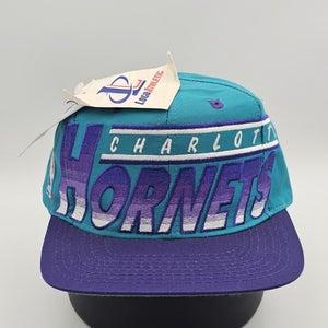 NEW Vintage Charolette Hornets NBA Sports 1990s Logo Athletic Hat Cap Snapback