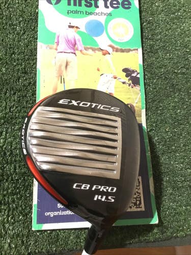 Tour Edge Exotics CB Pro Limited Edition 14.5* 3 Wood Stiff Speeder757 Graphite