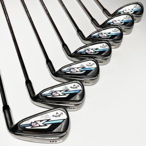 Callaway XR OS Iron Set 5-9, PW, AW Right Handed Regular Flex Steel Shafts