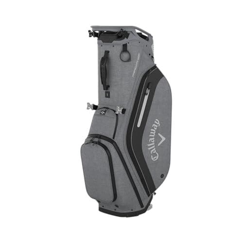 NEW 2024 Callaway Golf Fairway 14 Charcoal Heather Stand Golf Bag
