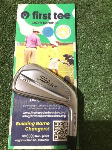 Titleist T200 Forged 4 Iron Stiff S300 AMT Black Steel Shaft Demo Club (38.5)
