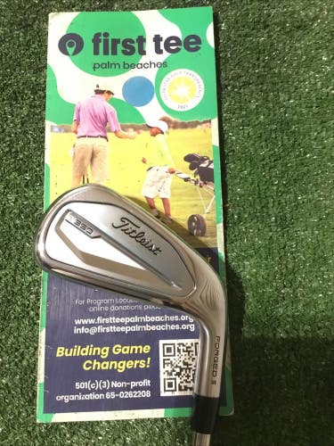 Titleist T350 Forged 4 Iron Stiff S300 AMT Red Steel Shaft Demo Club (38.5)
