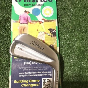 Titleist T100 Forged 4 Iron Stiff S300 AMT Tour White Steel Shaft Demo Club 38.5