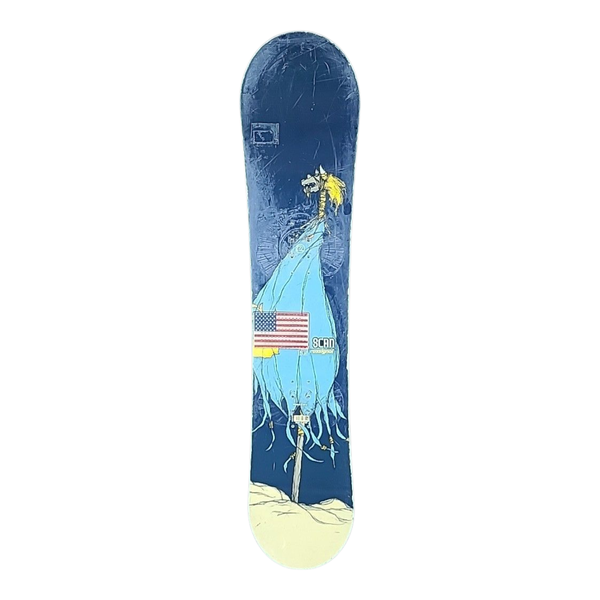 Rossignol Scan Blank Snowboard 135 cm Navy Blue/Light Blue