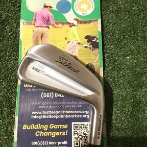 Titleist T100 Forged 5 Iron Stiff S300 AMT Tour White Steel Shaft Demo Club 38