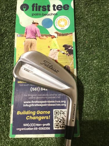 Titleist T100 Forged 5 Iron Stiff S300 AMT Tour White Steel Shaft Demo Club 38