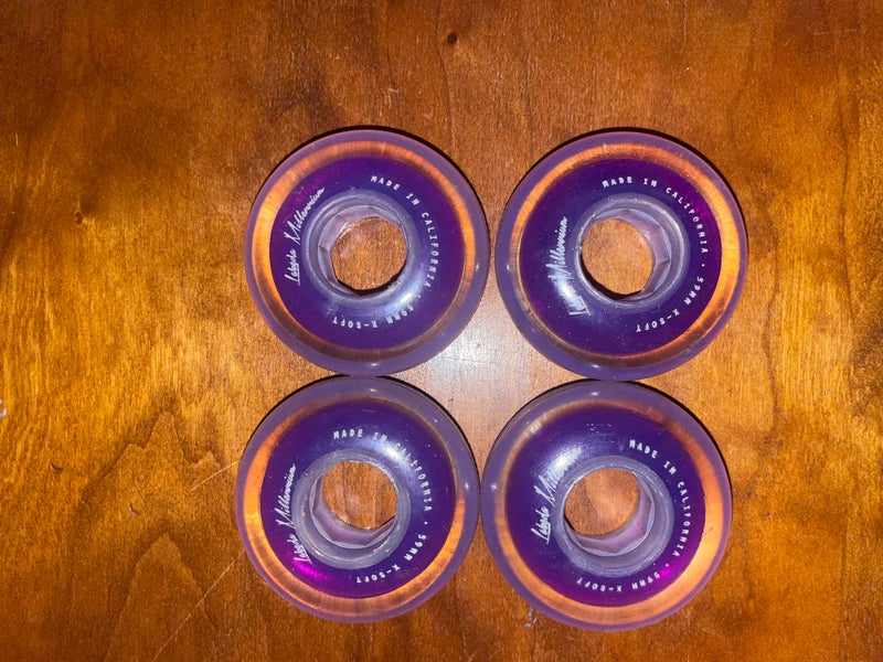 Set Of 4 Labeda Millennium 59mm Purple Xsoft Goalie Wheels (new)