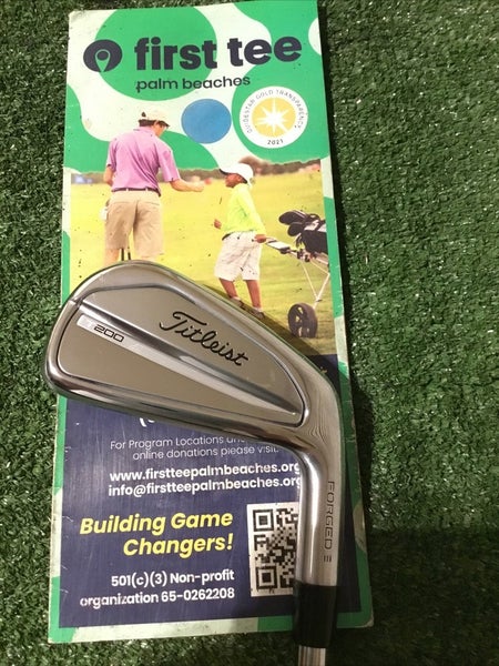 Titleist T200 Forged 5 Iron Stiff S300 AMT Black Steel Shaft Demo Club (38)