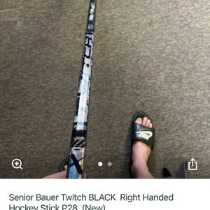 Senior Bauer Twitch Right Handed Hockey Stick P28  (New)