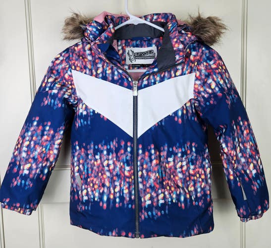 Spyder Lola Ski Jacket Primaloft Winter Coat Girl's Size: 7