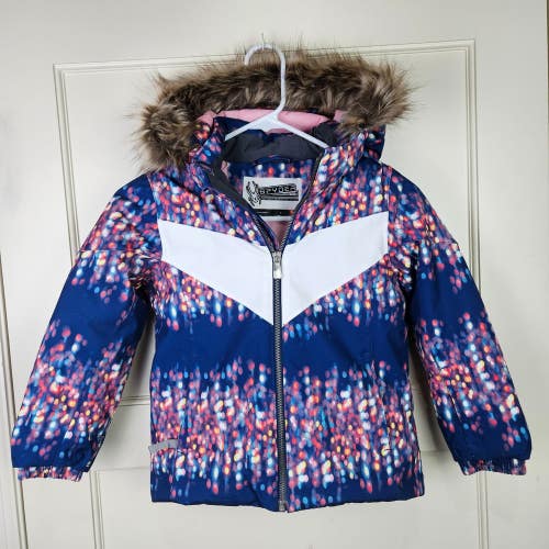Spyder Lola Ski Jacket Primaloft Winter Coat Girl's Size: 6