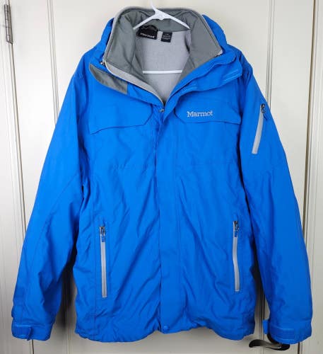 Marmot Sidehill Component 3-in-1 Jacket Royal Blue Winter Ski Men's Size: L