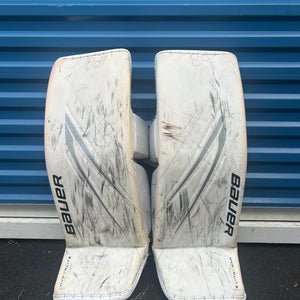 35"  2023 Bauer Vapor Hyperlite 2 Goalie Leg Pads  (Used) + Glove