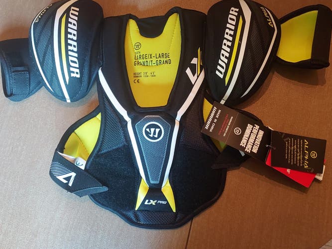Large/Extra Large Youth Warrior ALPHA LX PRO Shoulder Pads (New)