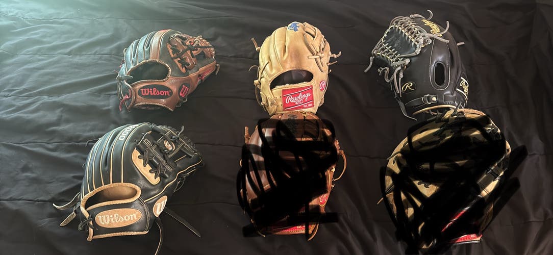 Baseball Glove Lot
