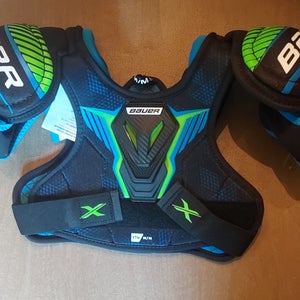 Medium Youth Bauer X Shoulder Pads (New)