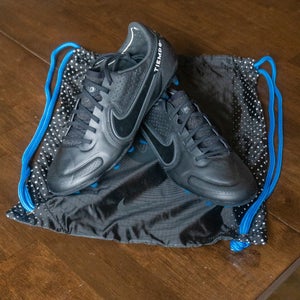 (NEW) Black Unisex Size M 5.5 (W 6.5) Nike Tiempo Legend 9 Elite Cleats (New)