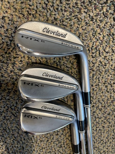Men's Cleveland Cleveland RTX 6 ZipCore Tour Satin Wedge Right Handed Wedge Flex 52 Degree Steel Sha