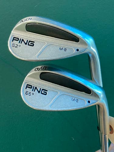 Men's Ping M/B Wedge Right Handed Wedge Set | 52' & 56' | Stiff Flex | Steel Shafts
