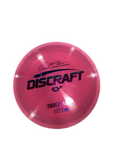 Used Discraft UNDERTAKER Disc Golf Driver Pink 11884-S000050620