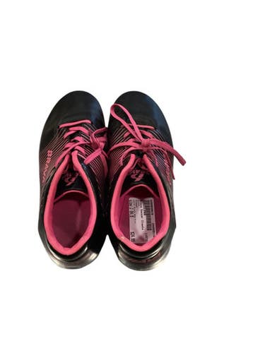 Used Brava Soccer Cleats Black And Pink Junior 04.5 11884-S000050619