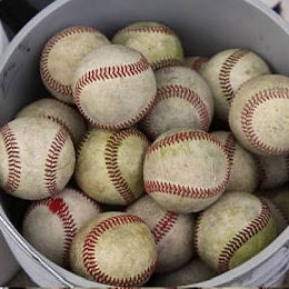 25 Used Baseballs