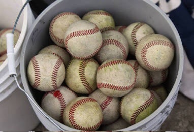 75 Used Baseballs